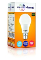 Wipro Garnet Base B22 7-Watt LED Bulb (Pack of 4, Cool Day Light)