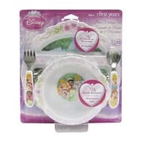 The First Years Disney Princess Feeding Set, Pack of 4 (Multicolor)