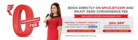  SpiceJet Introduces Zero Convenience Fee - Book a Flight ticket  and get FREE meal and priority check-in per passenger per flight with HDFC BankCredit Cards