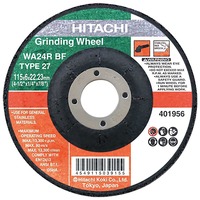 May be loot : Hitachi 701070A 7 inch Grinding Wheel, Black (10 Pieces)