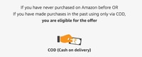 Amazon Cashless Offer for VISA Card Users - Flat 10% Cashback (Max Rs.100) on first two transactions (5th April - 4th June, 2018)