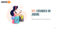 Get 15% Cashback upto Rs. 75 when you pay with FreeCharge on Jabong [all users]