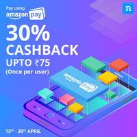 Flat 30% cashback upto Rs. 75 at Niki on payment via Amazon pay balance
