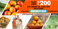 SaleBhai: Flat Rs.200 off on order Rs.250 for New User