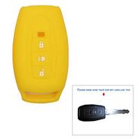 [90% Off] KMH TA00002YL Silicone 3 Button Remove Key Cover (Yellow) @ Rs 48