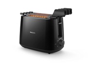 Loot - Philips Daily Collection HD2583/90 600-Watt 2 in 1 Toaster + Grill in the same toaster(Black)