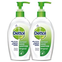 Dettol Original Instant Hand Sanitizer - 200 ml (Pack of 2) 