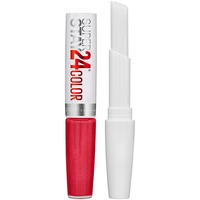 Maybelline New York Super Stay 2 Step Lipsticks, Keep it Red, 2.3ml + 1.8g 