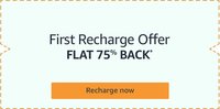 Amazon Recharge Offer : Flat 75% back on your first mobile recharge