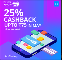 Get 25% back using Amazon Pay on Niki. Valid once per user.