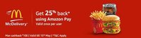 McDelivery - 25% cashback upto 100 with amazon pay