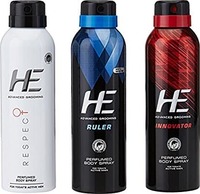  He Perfumed Body Spray, 150ml (Pack of 3)