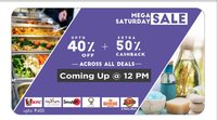 'Little App Flash Sale Mega Saturday Sale : Upto 40% OFF + Extra 50% CASHBACK across ALL deals