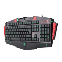 lowest;-Redragon ASURA K501 USB Gaming Keyboard, 7 Color Backlight Illumination, 116 Standard Keys 