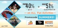Little App : Upto 40% off + Extra 51% cashback upto 400rs. on All Fun activities