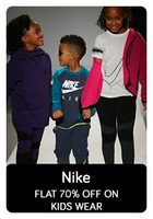 Tatacliq : Flat 70% off on Nike kids wear. 