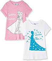 [ superb] Frozen Girls' T-Shirt (Pack of 2) & more combos flat 80% off || range starts @139