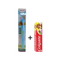 Patanjali Junior Baby Toothbrush - Free Colgate Strawberry Kids Toothpaste -70% off - Rs 15