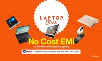 {Last Day} Laptop Fest : Additional 10% cashback on Kotak credit cards or 100% CB on the Interest part of EMI on other credit cards