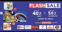 LittleApp Flash sale : upto 40% off + Extra 50% cashback on everything (4-7 PM ) extended till 11 PM