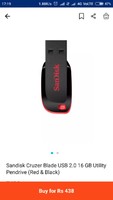 SanDisk 16GB pendrive @238 (free shipping) 