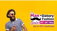 Paytmmall : The Man-Datory Fashion sale ( 25- 26th May )