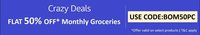 Amazon Pantry Crazy Deals : Extra 50% Off Monthly Groceries (till 30th June)