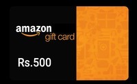 500rs Amazon gift voucher