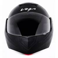  Vega Crux Motorbike Black Full Face Helmet