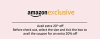 Amazon Exclusive Clothing 40% off + 20% off + 250 cashback above 1000