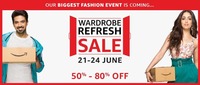 Amazon Fashion Wardrobe Refresh Sale - 21st to 24th June