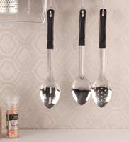 [Loot] Stainless Steel Serving Spoons with Plastic Handle- Set of 3  @ Rs.30
