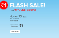 Honor 1 Rupee Sale is Back - On 19th June 3 PM | - Honor 7x for Rs.1/- | Register Now