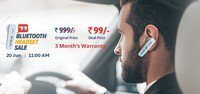 Droom Bluetooth headset Sale Live at 11 AM