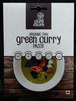 Pure & Sure Organic Green Curry Paste, 50g @25/-