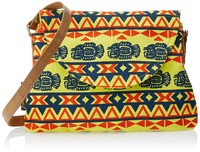 Kanvas Katha Women's Sling Bag (Lemon Yellow) (KKPUS003LYL)