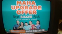 DISHTV MAHA UPGRADE OFFER!!! Get Next bigger pack at ZERO COST  for first month.
