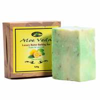 Aloe Veda Luxury Butter Bar - Tulsi and Lemon, 125g 