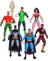DC Collectibles Alex Ross Justice League Action Figure 6 Pack  (Multicolor)