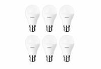 Surya Neo Base B22 7-Watt LED Lamp (Pack of 6, White) 