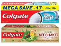 Colgate Swarna Vedshakti - 200 g with Active Salt Toothpaste - 300 g