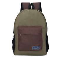 Chris & Kate Polyester 21 Ltr Olive Green School Bag