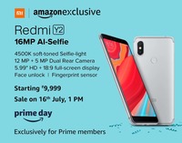 Redmi Y2 Sale 16 july 2018 at 1 pm [ Prime Day Sale ]