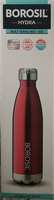 Borosil Hydra Stainless Steel Bolt Trans, 500 ml/73 mm, Red 