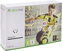 Microsoft Xbox One S 1 TB Console 1000 GB with FIFA 17  (White)