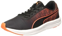 Puma Men's Meteor 2 Blackshocking Orange Running Shoes - 7 UK/India (40.5 EU) (36476306)