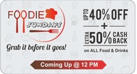 LittleApp Flash sale : Upto 40% Off + Extra 50% Cashback on All Food & Drinks upto Rs 300 