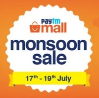 Paytm Monsoon Sale 17th-19th July :- Flat 500 Cashback on min. 1499