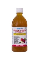 HealthVit Apple Cider Vinegar with Mother Vinegar, Raw, Unfiltered and Undiluted - 500 ml