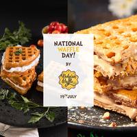 The Belgium Waffle Day on 19th July | 100rs for any Waffle